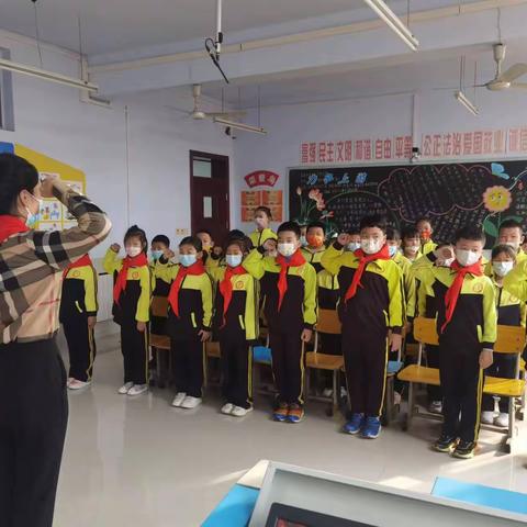 喜迎二十大 争做好队员—唐山市古冶区赵各庄第三小学建队日主题大队会