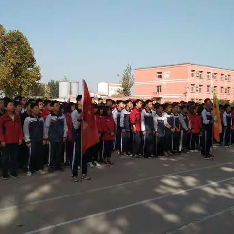 馆陶县魏僧寨中学北院八九年级月表彰大会