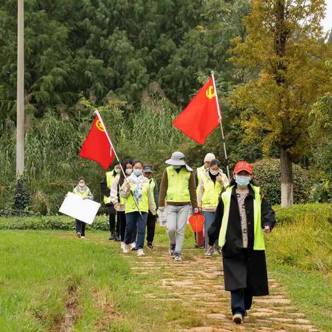 共青团呈贡区委青春河长日记第四期巡河活动照片