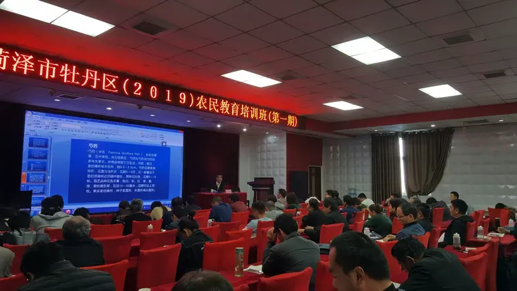 菏泽市牡丹区2019年农民教育(花卉班)培训纪实