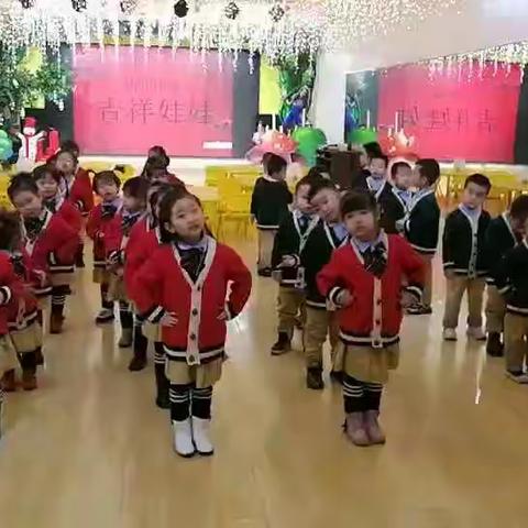 北关幼儿园小五班期末展示暨迎新年活动