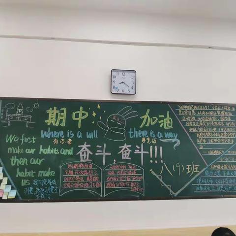 舞钢新时代国际学校八年级（9）班简报