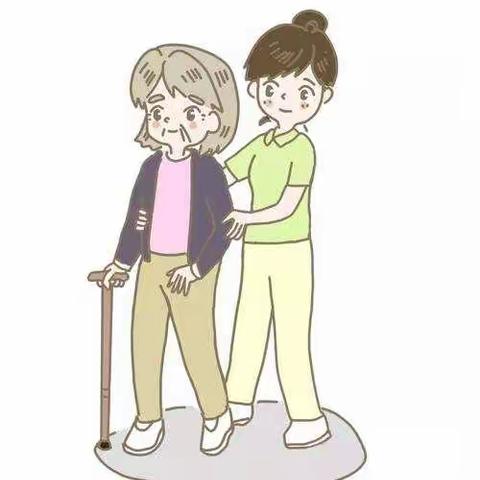 暖冬关爱长者，暖心拐杖助行