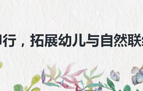 幼儿与自然  联结与亲和——朝阳区幼儿美术教育教研组2020-2021学年第二学期第4次集体教研活动