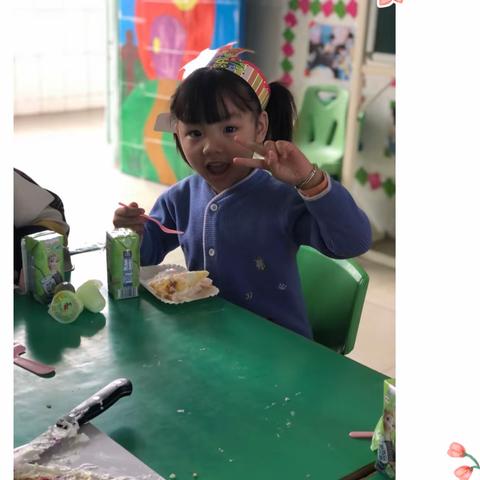 蚬岗镇中心幼儿园中1班集体生日会 ———1月份和2月份小寿星