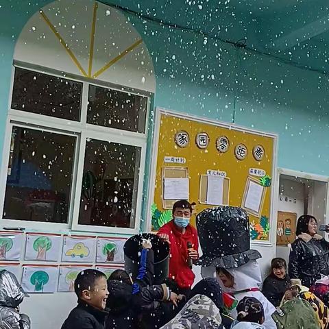 阳光ABC幼儿园冬日雪球大战行动嗨起来