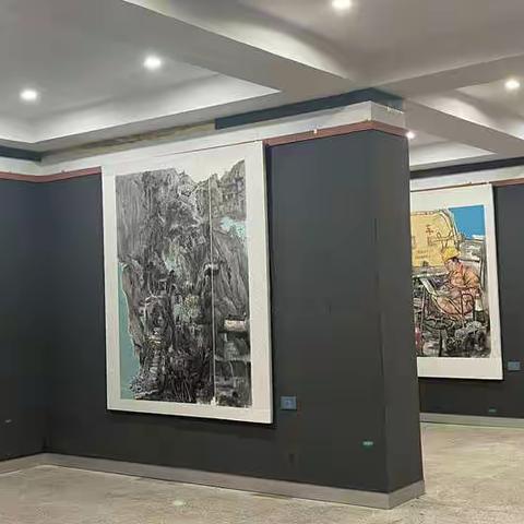 滨海中学艺术中心新春作品展