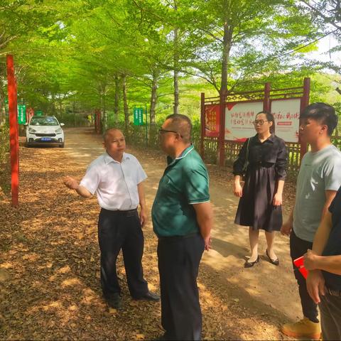 区乡村振兴办主任徐小峰到长流镇参观调研乡村振兴产业发展情况
