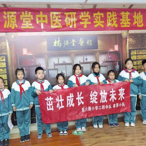 西六路小学三(4)中队春芽小队橘源堂中医研学