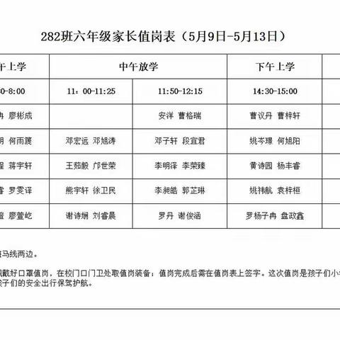 风雨何惧，爱是桥梁——郴州九完小282班家长值周随记