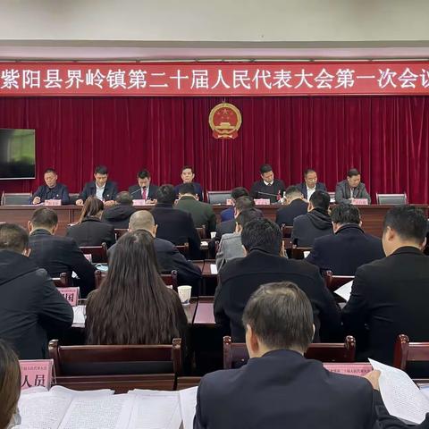 紫阳县界岭镇第二十届人民代表大会第一次全体会议胜利闭幕