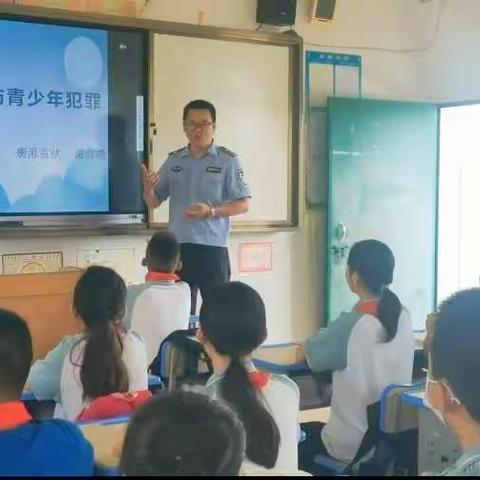 【 县西先锋大行动】预防青少年犯罪      促进青少年健康成长－－六（9）班家长进课堂活动