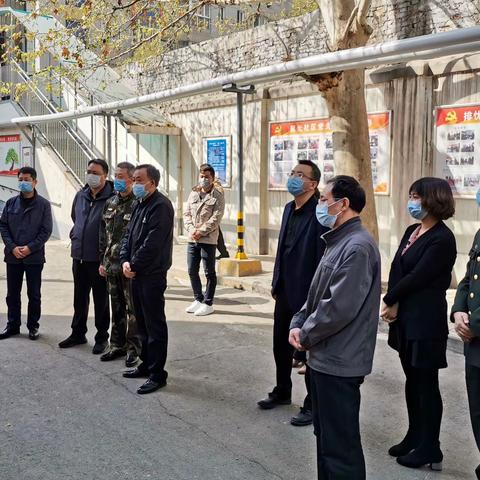 市退役军人事务局考评组检查桃园路街道“省级双拥模范街道”创建工作