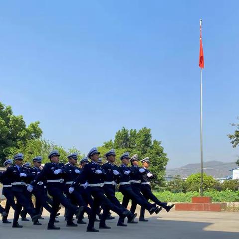 扬武片区“党旗在站所飘扬、青春在岗亭闪光”验收活动——献礼建党100周年