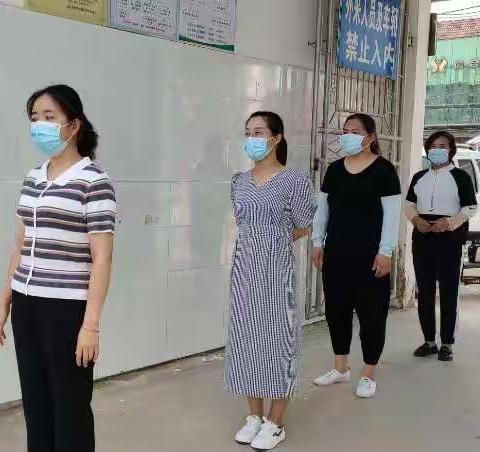 小侯中心小学开展秋季开学前疫情防护应急演练活动