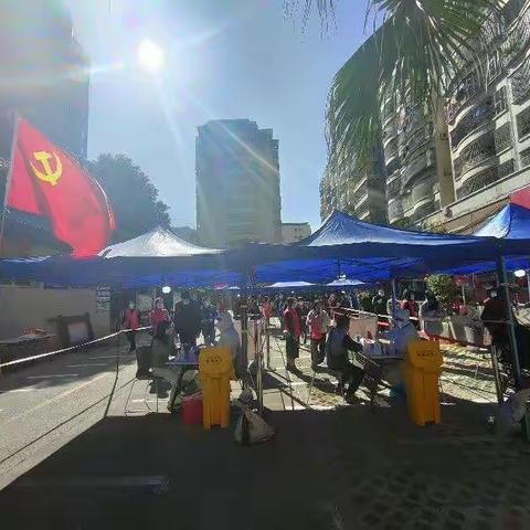 抗击疫情 西关与你一起同行 ——吴航街道西关社区第四轮核酸检测