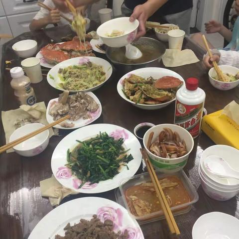 国庆第四日-中秋佳节晚餐