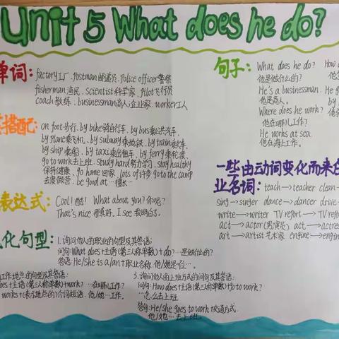 六（3）班第五单元思维导图