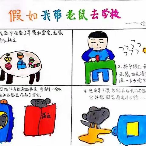 玩转绘本，快乐多多    ——宏达路小学语文学科“云活动”之写绘创意赛《要是你给老鼠吃饼干》