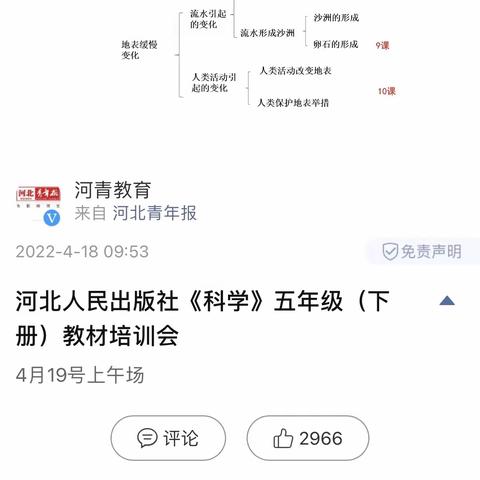 教材培训引方向，吐故纳新某良方 ——五年级科学教材培训