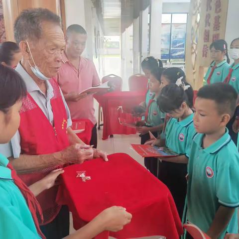 “点亮六一 共护未来”——2023年海空卫士王伟希望小学少先队分批入队仪式