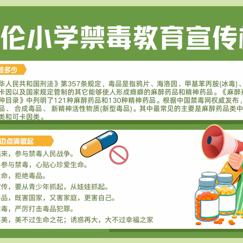 索伦小学“健康人生，绿色无毒”禁毒教育专题活动