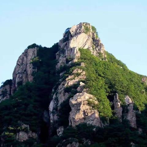 攀登丹东五龙山