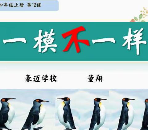 高密市小学美术居家学习指导四年级上册第十二课 【一模不一样】