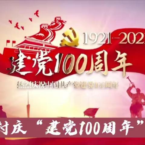 花荄镇九合村庆“建党100周年”党员大会