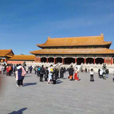 故宫，景山，北海公园一路行