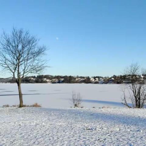 春雪大地, 白皑阳丽, 长空耀朗, 远天尽碧