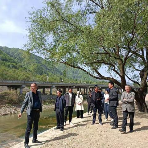 山阳县县河色河铺镇段防洪工程通过河道整平工程验收