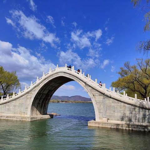 春回大地，游走颐和园中。