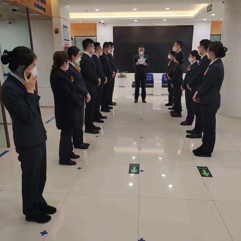 安华支行营业部开展防疫和防火应急预案演练