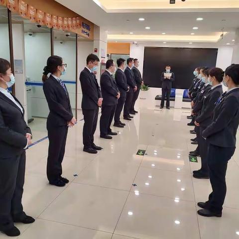 安华支行营业部开展疫情防控应急预案演练