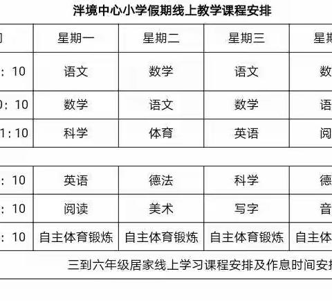 泮境中心小学2022-2023学年第一学期居家线上学习和寒假实践活动的通知