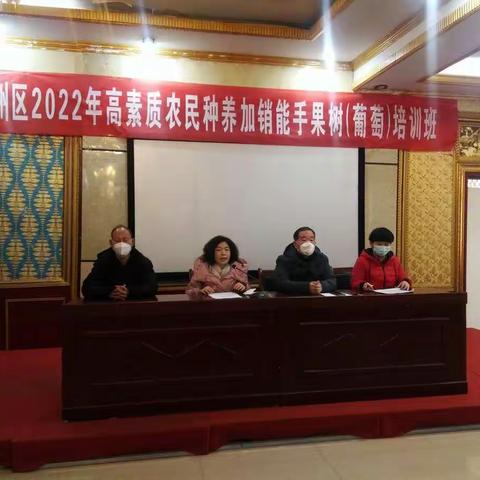 [陕州农业]开展葡萄种植技术培训助力农民增收致富