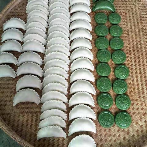 清明粿制作之中