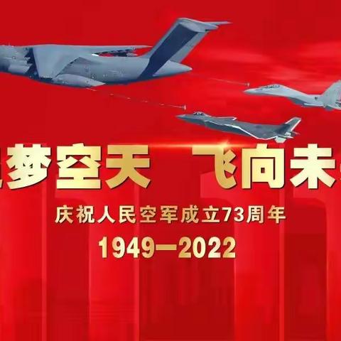 热烈庆祝空军成立73周年