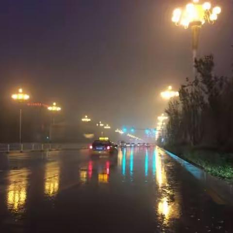 全力应对强降雨     路灯人在行动
