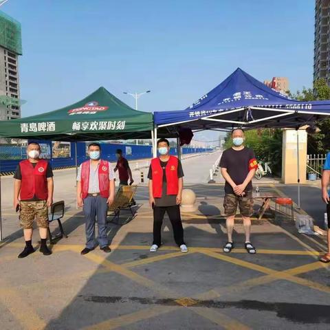 疫情防控当先锋，退役军人展风采——龙泽花园退役军人党员先锋队