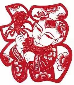 304班手工剪纸——剪团花