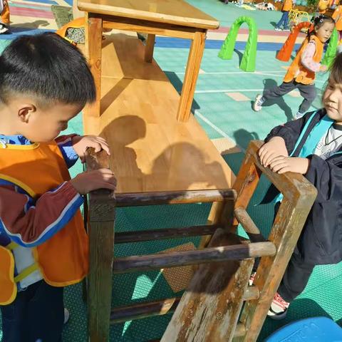 一对一倾听游戏故事分享———玩转木梯，乐攀爬