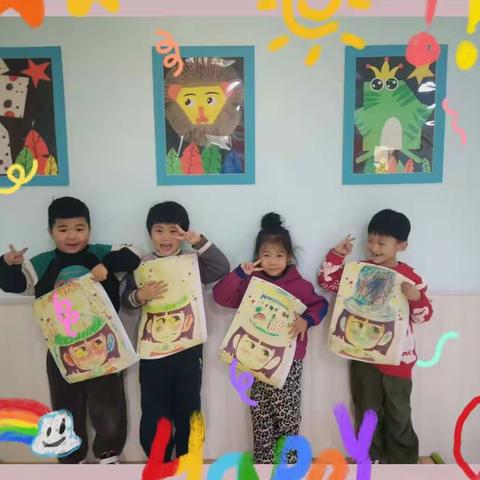 创意美术《温暖的帽子》