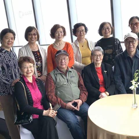 金秋桂花飘香游上海中心大厦