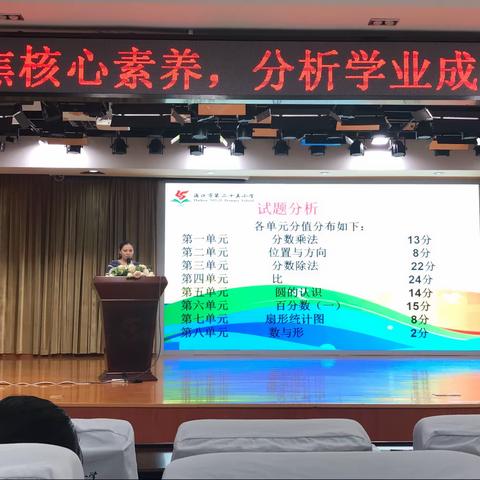 六年级第二学期期末成绩小结