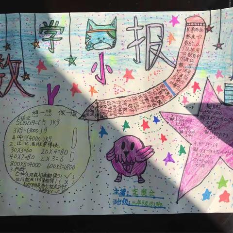 2015级5班数学手抄报（第二期）