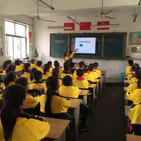 红旗小学🚩三二中队开展“走进清明，祭奠烈士”弘扬传统文化