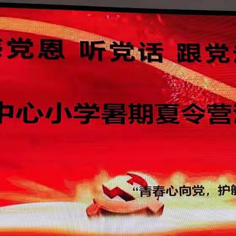 这个夏天不一样的假期——记“感党恩，听党话，跟党走”大学生主题文明实践活动漆工小学汇报演出