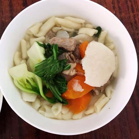 【三年级八班.杜浩然】学习做，好吃美味的“猫耳朵”面食